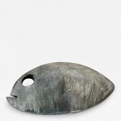 Yves PAGART BIG FISH Sculpture handmade with patinated zinc sheet - 3149982