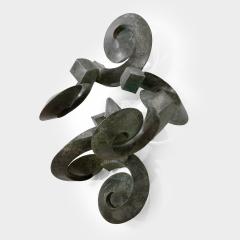 Yves PAGART HERMAPHRODITE One of a kind handmade zinc wall sculpture - 3951049