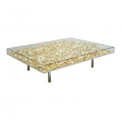 Yves klein Yves Klein Gold Monogold French Coffee Table - 1015595