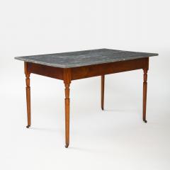 ZINC TOP TABLE WITH TURNED LEGS - 2788982