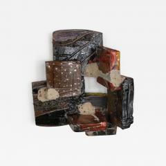 Zachary Weber Polychrome ceramic sculpture slice study - 3475960