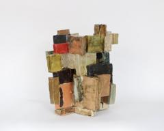 Zachary Weber Zachary Weber contemporary polychrome ceramic sculpture slice study - 3227197