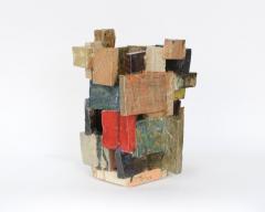 Zachary Weber Zachary Weber contemporary polychrome ceramic sculpture slice study - 3227214