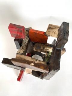 Zachary Weber Zachary Weber contemporary polychrome ceramic sculpture slice study - 3234964