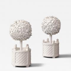 Zachary Zimmerman Pair of Ceramic Topiaries 2023 - 4701087