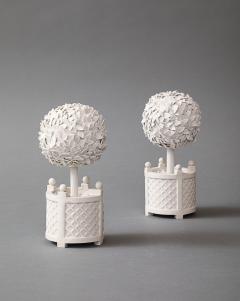 Zachary Zimmerman Pair of Ceramic Topiaries 2023 - 4701082
