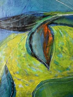 Zeke Ziner Two Whales Swirl in Love Dance - 4388541