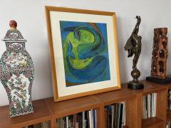 Zeke Ziner Two Whales Swirl in Love Dance - 4388543