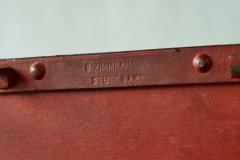 Zimmermann Stuttgart Iron Box in Patinated Metal 1930s - 4396366