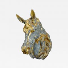 Zinc Horse Head Butchers Trade Sign Flemish 1860 - 3215774