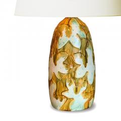 Zoltan Kiss Table Lamp with Ebullient Abstract Flower Design by Zoltan Kiss for Knabstrup - 1276343