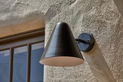 ZuZu Bronze Painted Brass Wall Sconce in the Style of Jacques Biny - 4264155