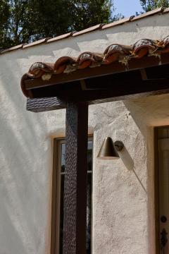 ZuZu Brown Painted Brass Wall Sconce in the Style of Jacques Biny - 4264178