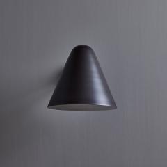 ZuZu Dark Brown Patinated Copper Wall Sconce in the Style of Jacques Binyv - 4264218