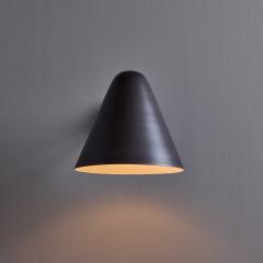 ZuZu Dark Brown Patinated Copper Wall Sconce in the Style of Jacques Binyv - 4264219