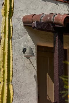 ZuZu Darkly Patinated Brass Wall Sconce in the Style of Jacques Biny - 4264271