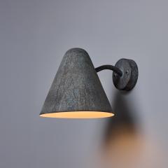 ZuZu Darkly Patinated Brass Wall Sconce in the Style of Jacques Biny - 4280983