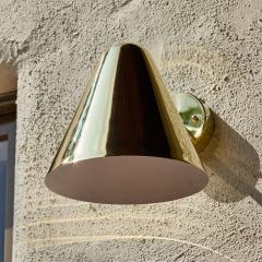 ZuZu Polished Brass Wall Sconce in the Style of Jacques Biny - 4264005