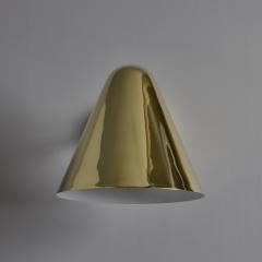 ZuZu Polished Brass Wall Sconce in the Style of Jacques Biny - 4264011