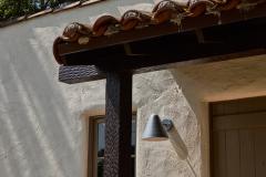 ZuZu Silver Painted Brass Wall Sconce in the Style of Jacques Biny - 4264048