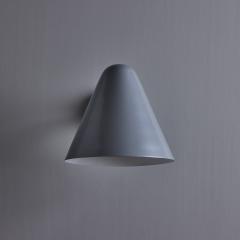 ZuZu Silver Painted Brass Wall Sconce in the Style of Jacques Biny - 4264052