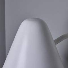 ZuZu White Painted Brass Wall Sconce in the Style of Jacques Biny - 4263932