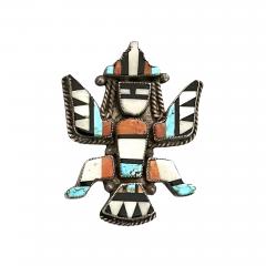 Zuni knifewing god pin - 3194529