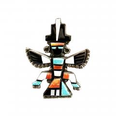 Zuni knifewing god pin - 3194531