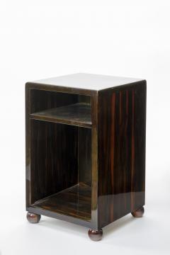 art deco superb macassar side table - 828911