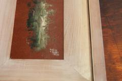 arthur fielder FRAMED OIL ON BOARD ABSTRACT PAINTING - 2110684