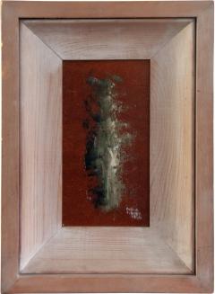 arthur fielder FRAMED OIL ON BOARD ABSTRACT PAINTING - 2111686