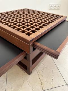 bernard Vuarnesson Modular Wood Coffee Table by Bernard Vuarnesson France 1980s - 3128809