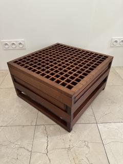 bernard Vuarnesson Modular Wood Coffee Table by Bernard Vuarnesson France 1980s - 3128816