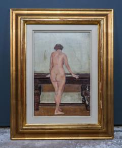 c1900 Standing Female Nude Unsigned O P - 2229870