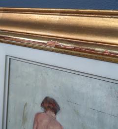c1900 Standing Female Nude Unsigned O P - 2229876