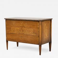c1926 Swedish Grace birch marble chest of drawers - 3475214