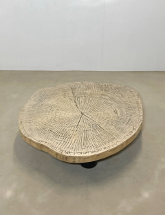 contemporary modern large bronze coffee table - 4441789