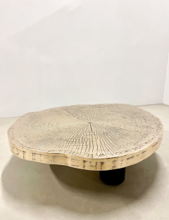 contemporary modern large bronze coffee table - 4441797