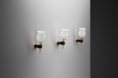 devoluy john Set of 3 John Devoluy Attr Bronze Wall Lamps Europe First half of the 20th C - 4603997