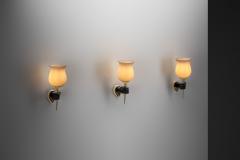 devoluy john Set of 3 John Devoluy Attr Bronze Wall Lamps Europe First half of the 20th C - 4603998