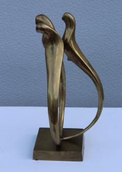 dolbi cashier 1980s Dolbi Cashier Brass Modern Sculpture - 1060446