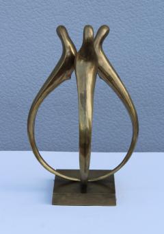 dolbi cashier 1980s Dolbi Cashier Brass Modern Sculpture - 1060449