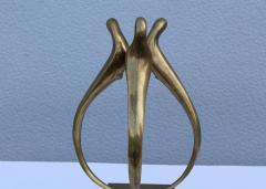 dolbi cashier 1980s Dolbi Cashier Brass Modern Sculpture - 1060452