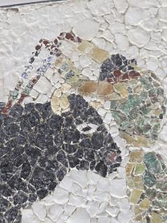 eduardo alvarado 1950s Eduardo Alvarado Mexican Mosaic Banderillero Rosewood Table Castillo Taxco - 4647632