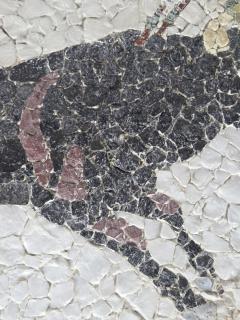 eduardo alvarado 1950s Eduardo Alvarado Mexican Mosaic Banderillero Rosewood Table Castillo Taxco - 4647633