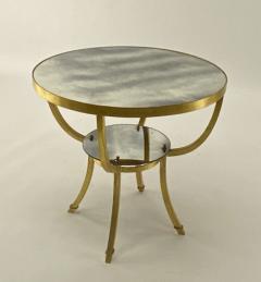 gold leaf superb 2 tier dinning table - 1506286