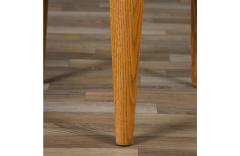id Century Modern Triangular Oak Tri Leg Side Tables - 4126941