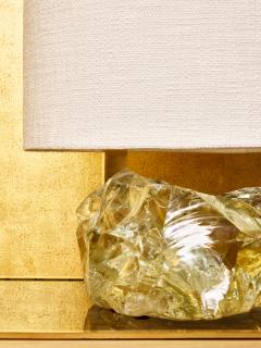 imposing Rough Edge Glass Table Lamp - 4753739