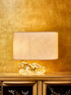 imposing Rough Edge Glass Table Lamp - 4753742