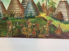 ludwik A Smialkowski 1934 EAST INDIAN AGODAS OIL PAINTING - 1033633